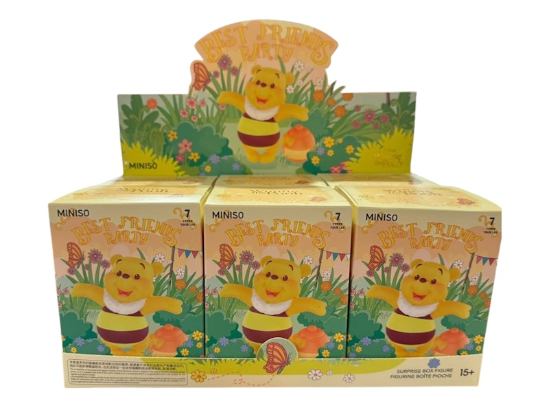 Custodia sigillata Miniso Disney Winnie the Pooh della serie Best Friends Party (6 Blind Box)